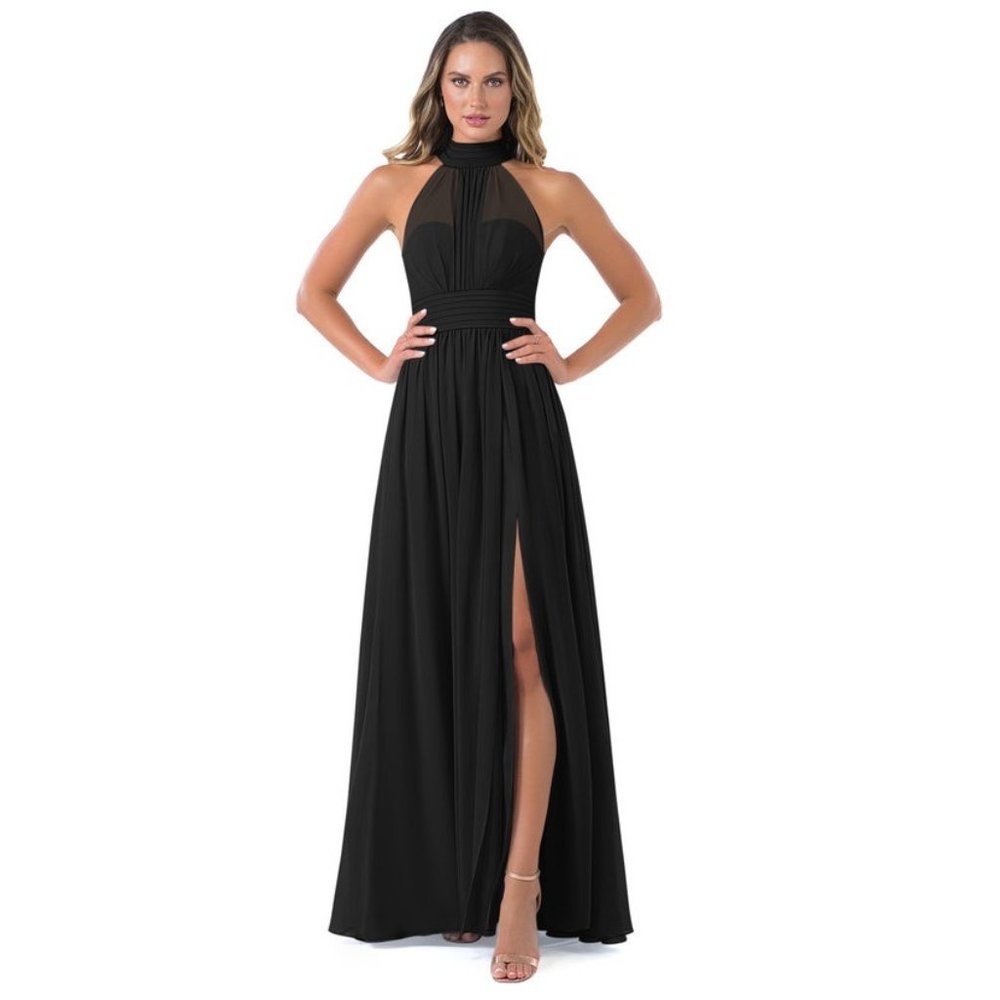 Azazie Iman black dress